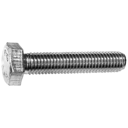 Șurub cu Cap Hexagonal M16 x 60 mm - Oțel 35K Clasa 8.8, Zincare Albastră, Fixări Durabile