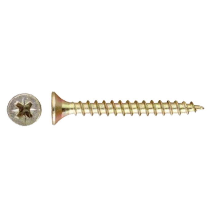 Șurub Lemn cu Cap Înecat EvoTools Ø 6 x 180 mm - Tâmplărie și Construcții din Lemn, Fixare Sigură