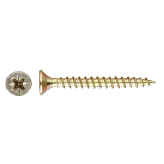 Șurub Lemn cu Cap Înecat EvoTools Ø 6 x 200 mm - Tâmplărie și Construcții din Lemn, Fixare Sigură