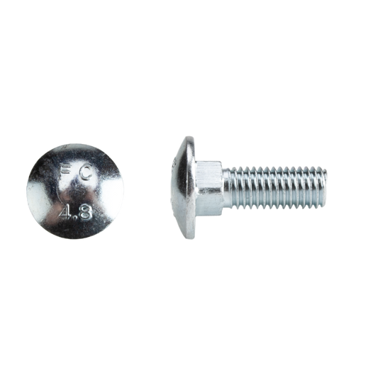 Șurub Torbant Zincat DIN 603 EvoTools M10 x 32/140 mm - Oțel Q195 Anticoroziv, Fixare Lemn și Metal