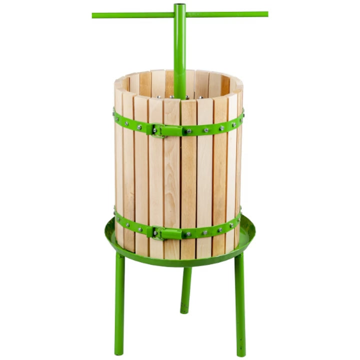 Teasc de Struguri Manual EvoTools 32 L - Coș Lemn Ø 32,5 cm, Înălțime 45 cm, Vinificație
