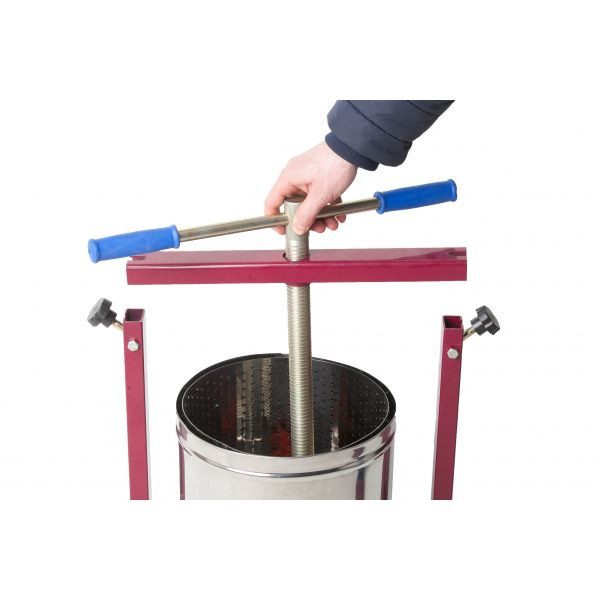 Presă de Struguri Vilen Inox 10 L fără Picioare - Rapidă, Rezistentă la Coroziune, Must