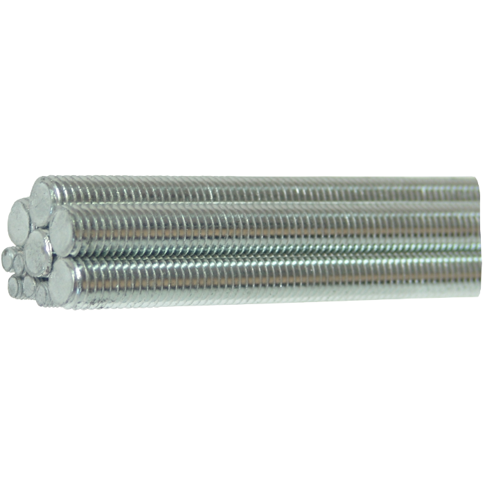 Tijă Filetată M30 x 1000 mm - Oțel Zincat DIN 975 Clasa 4.8, Fixare în Construcții