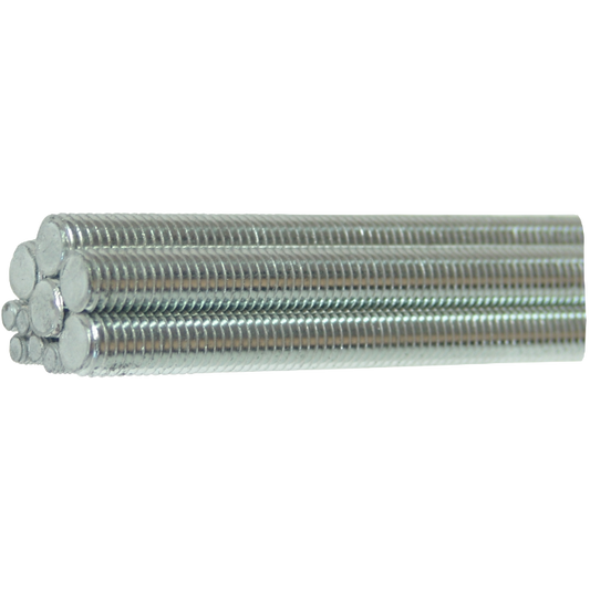 Tijă Filetată M30 x 1000 mm - Oțel Zincat DIN 975 Clasa 4.8, Fixare în Construcții