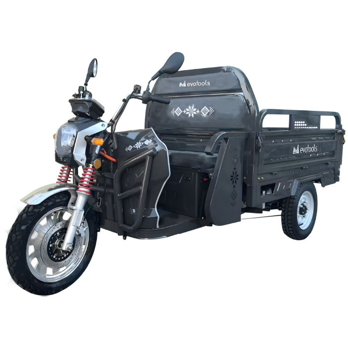 Triciclu Electric Cargo EvoTools Greuceanu TRCC1500N - Motor Brushless 1500 W, Transport Marfă