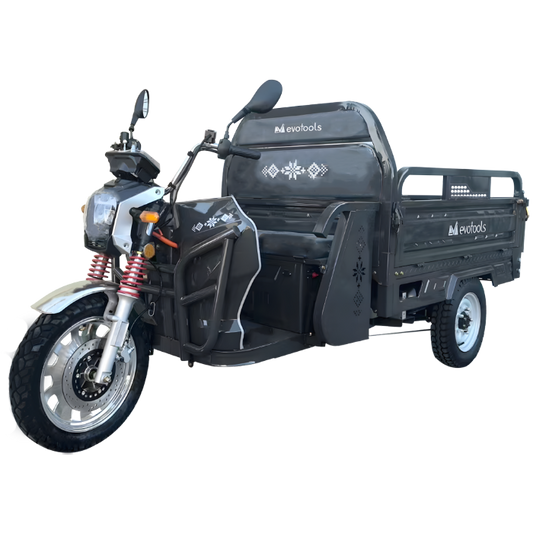 Triciclu Electric Cargo EvoTools Greuceanu TRCC1500N - Motor Brushless 1500 W, Transport Marfă