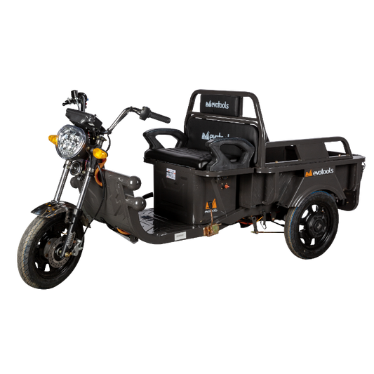 Triciclu Electric Cargo EvoTools Praslea TRCC800 - Motor Brushless 800 W, Autonomie 35-45 km