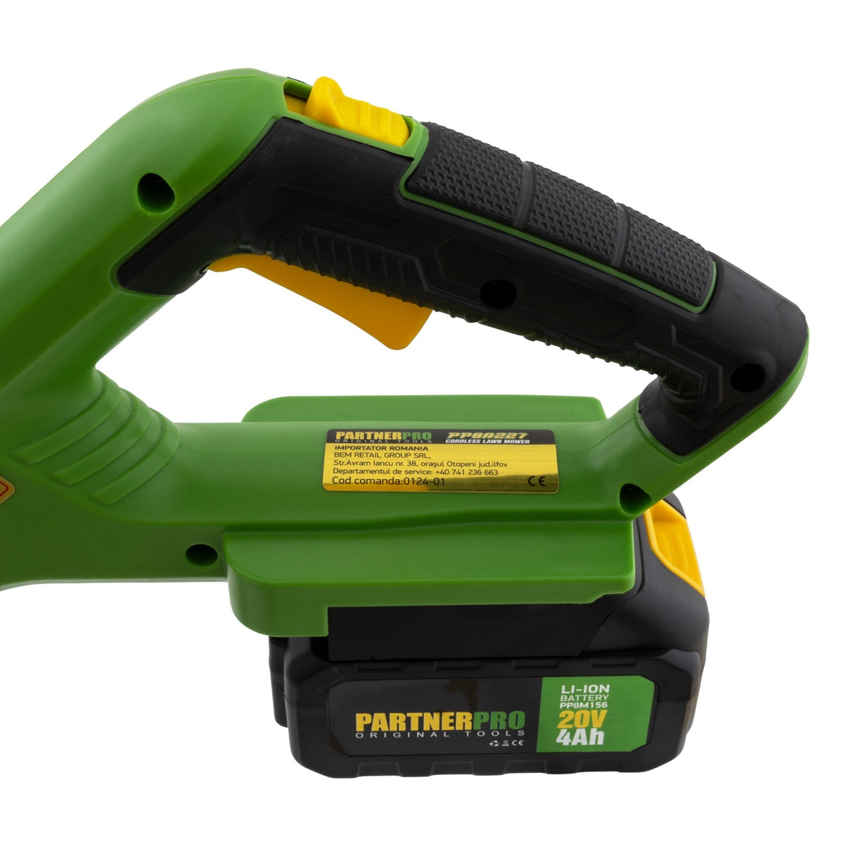 Trimmer pe acumulator PARTNERPRO PP8A227 , 20V , 8000 RPM, tija reglabila