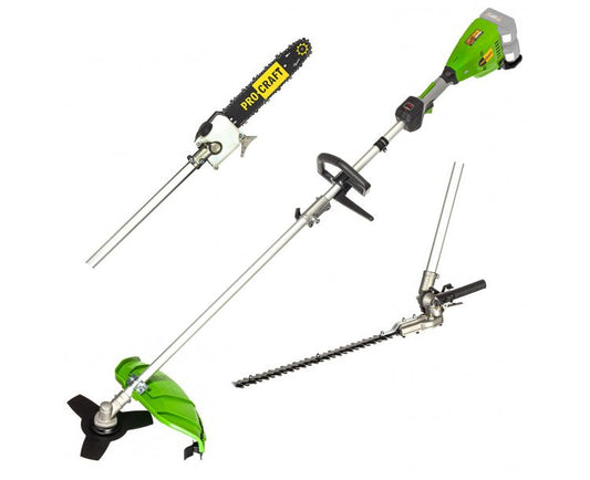 Trimmer Electric cu Acumulator ProCraft PTA20/2 - 2 x 20 V, 4 Ah, Îngrijire Spații Verzi
