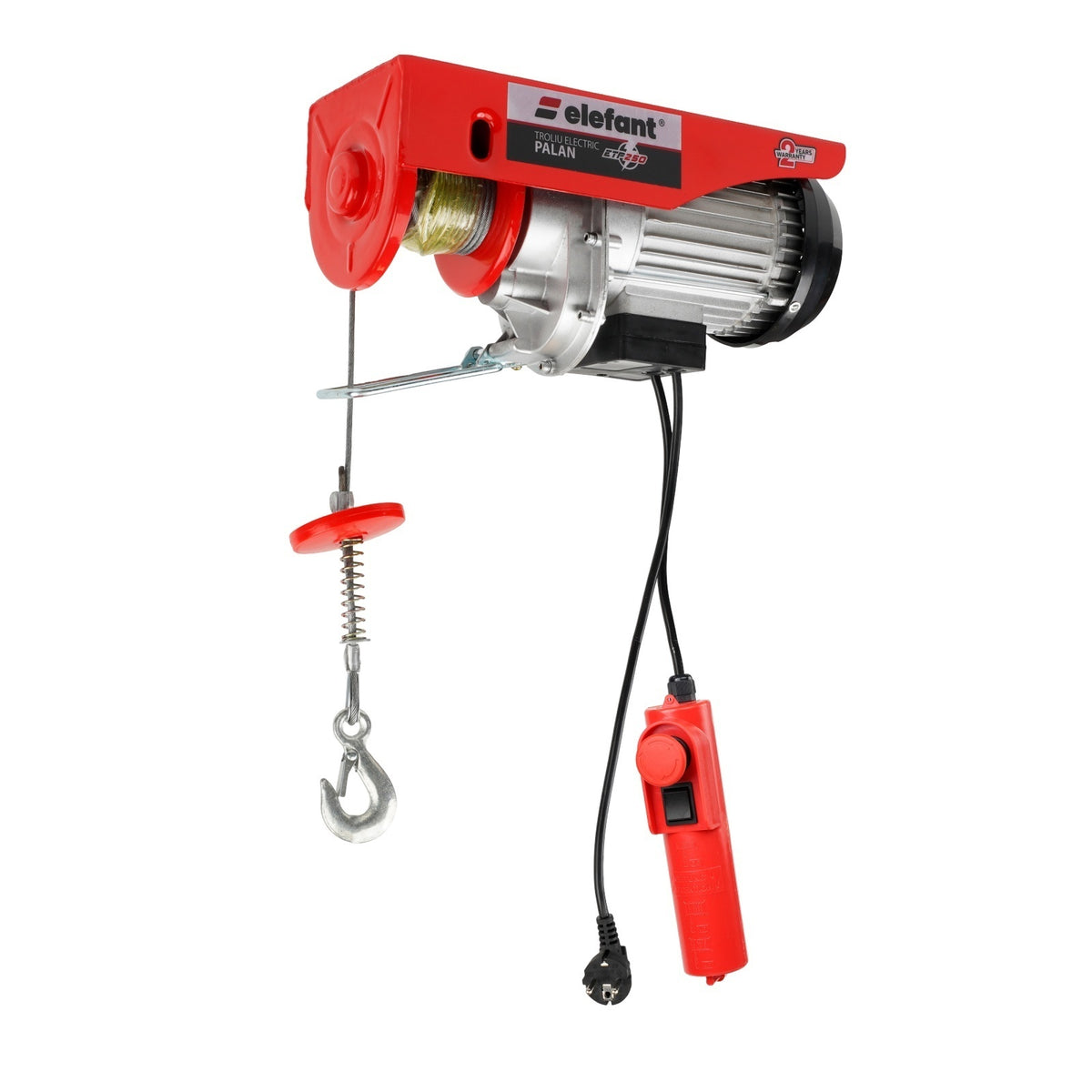 Troliu electric (palan electric) ELEFANT ETP250, 540 W, 250 kg