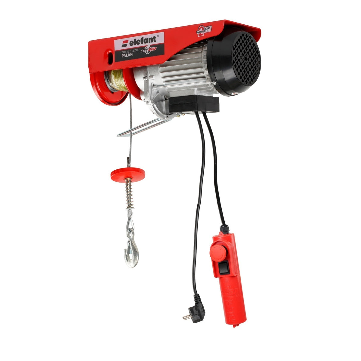 Troliu electric (palan electric) ELEFANT ETP500, 1020 W, 500 kg