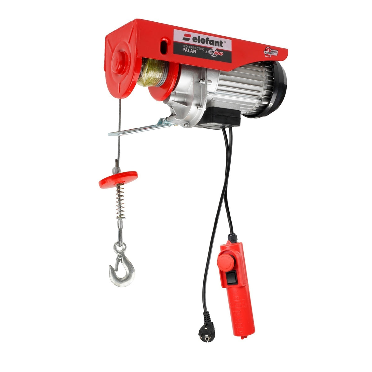 Troliu electric (palan electric) ELEFANT ETP500, 1020 W, 500 kg
