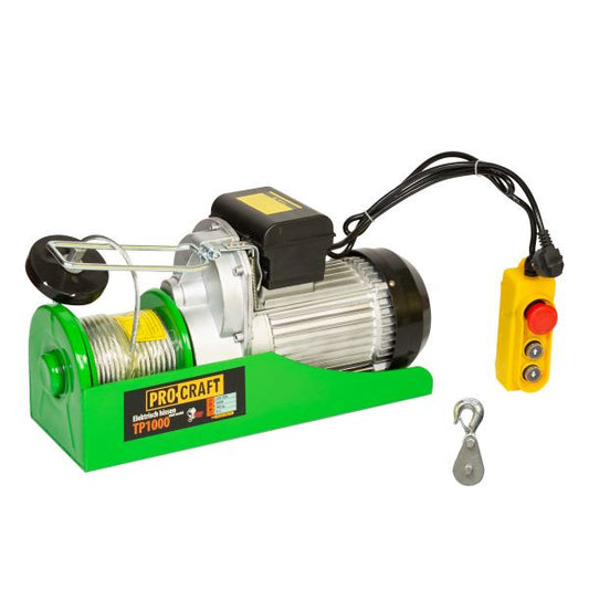 Electropalan ProCraft TP1000 - 1600 W, Capacitate 1000 kg, Ridicare Sarcini în Atelier