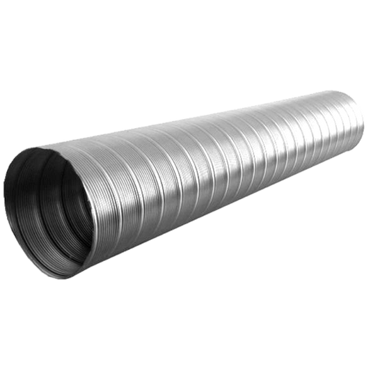 Tub Flexibil din Inox 304 Ø 200 mm - Lungime 3 m, Rezistent la 700 °C, Coș de Fum Centrală