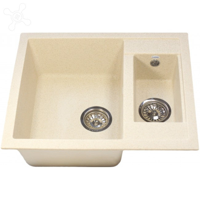 Chiuvetă Bucătărie Ulgran U-106-328 - Culoare Bej, Finisaj Neted, Design Modern Elegant