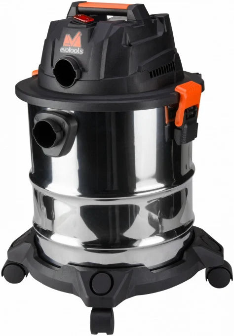 Aspirator Umed-Uscat EvoTools Max 20V One - Rezervor Inox 20 L, Furtun 1,5 m, fără Acumulator