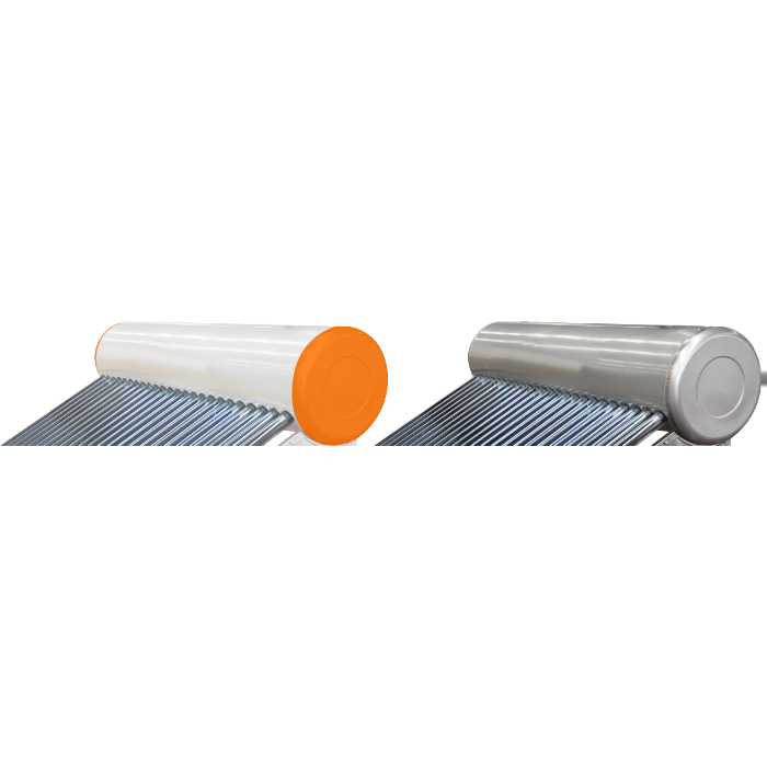 Vas Acumulare Nepresurizat Panou Solar SP-470 Inox 200 L - 24 Tuburi Ø 58 x 1800 mm, Cod 673688