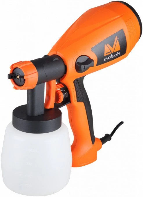 Pistol de Vopsit HVLP cu Manometru, Rezervor 600 ml - Jet Circular sau Lat, Reglaj Fin