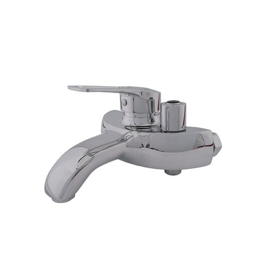 WAVE Z 09 – Baterie cadă monocomandă din zinc cu pară de duș FLOW